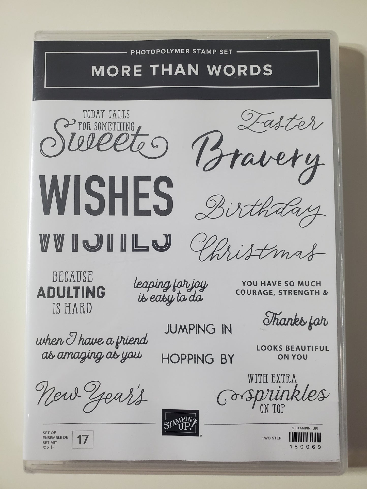 Stampin' UP! "More Than Words" Stamp Set