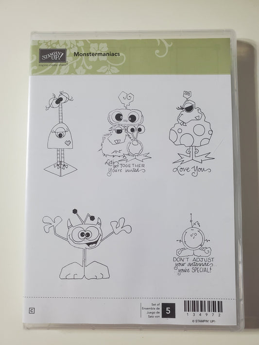 Stampin' UP! "Monstermaniacs" Stamp Set