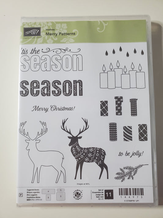 Stampin' UP! "Merry Patterns" Stamp Set