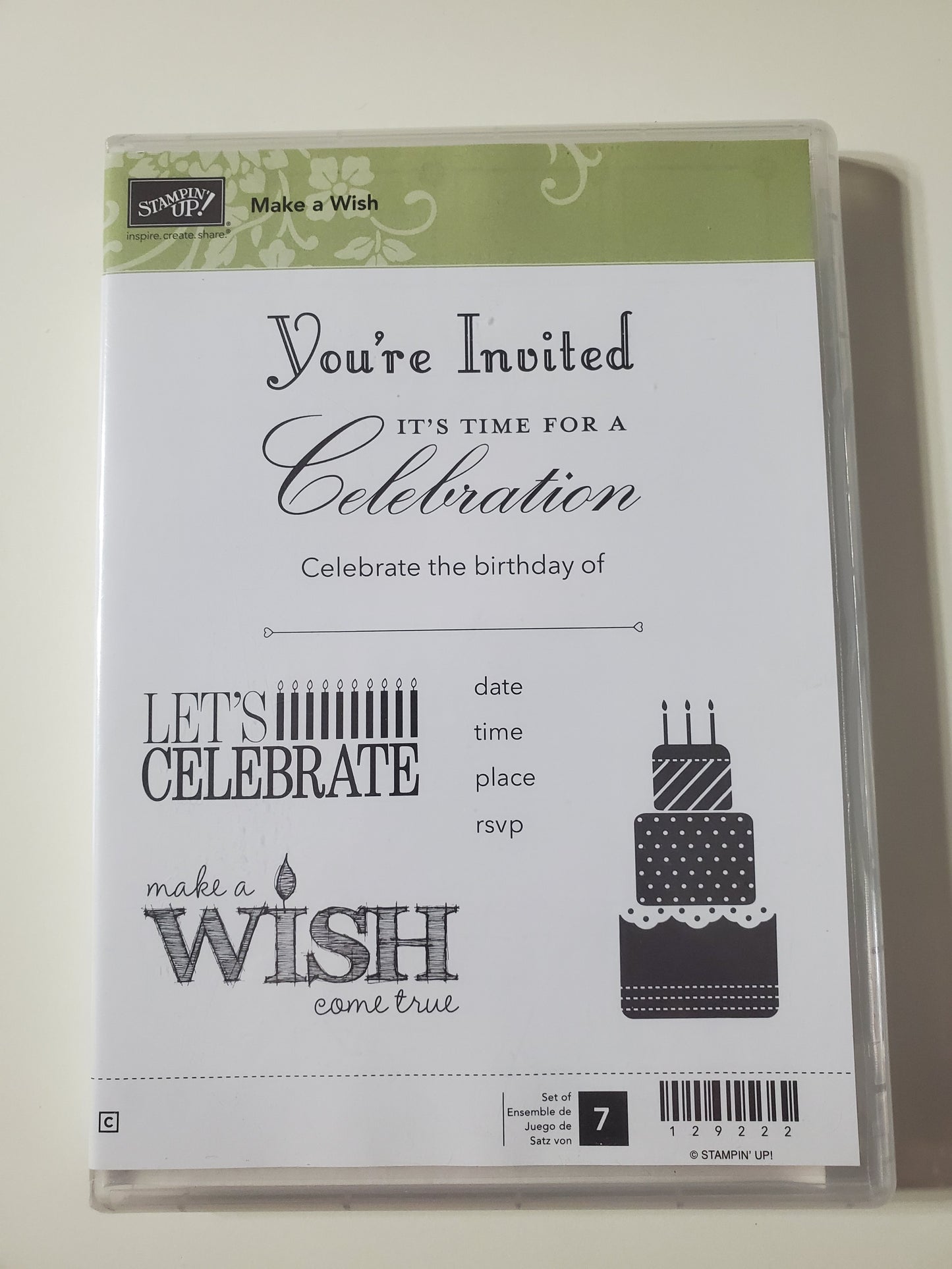 Stampin' UP! "Make a Wish" Stamp Set