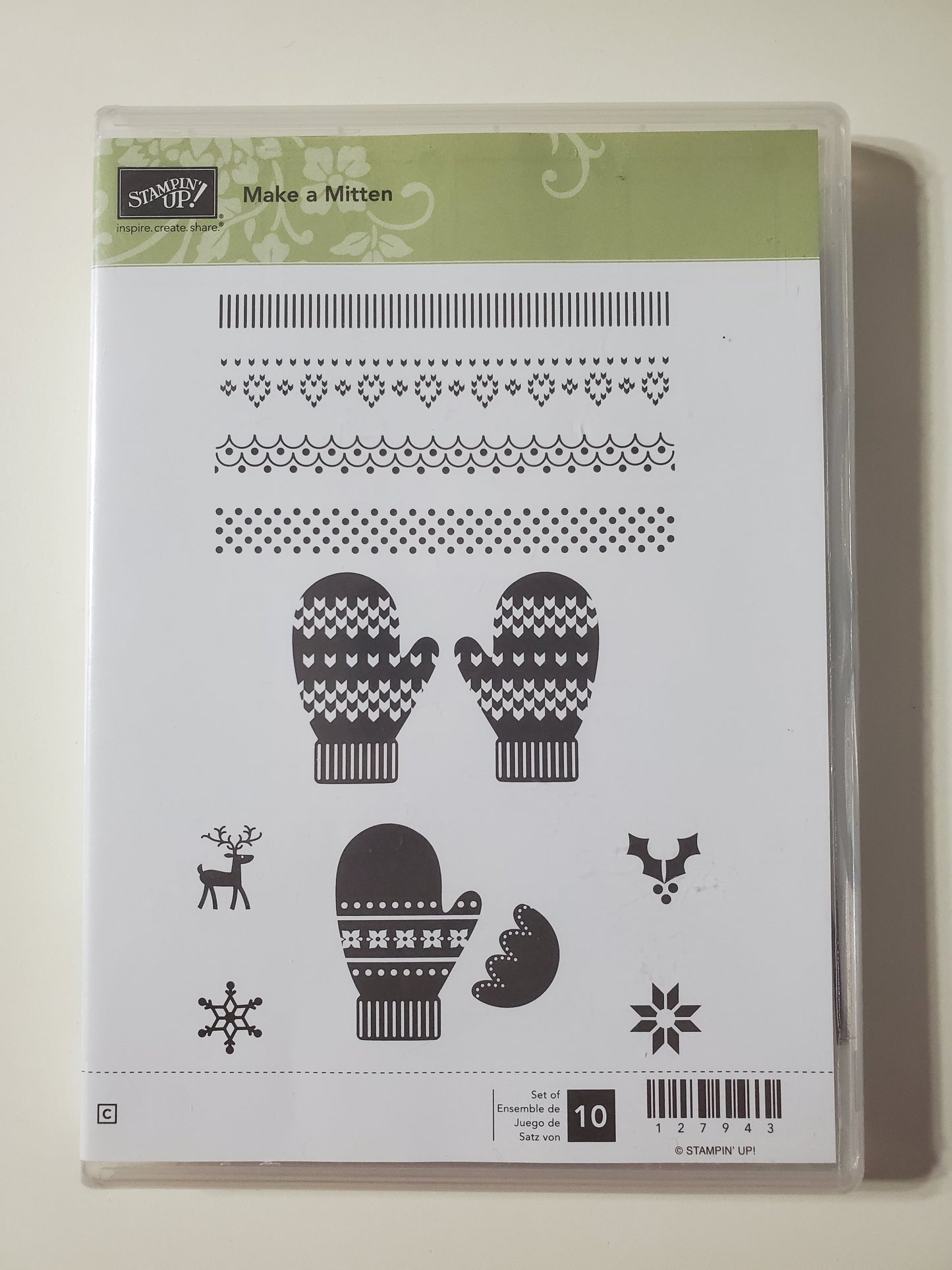 Stampin' UP! "Make a Mitten" Stamp Set