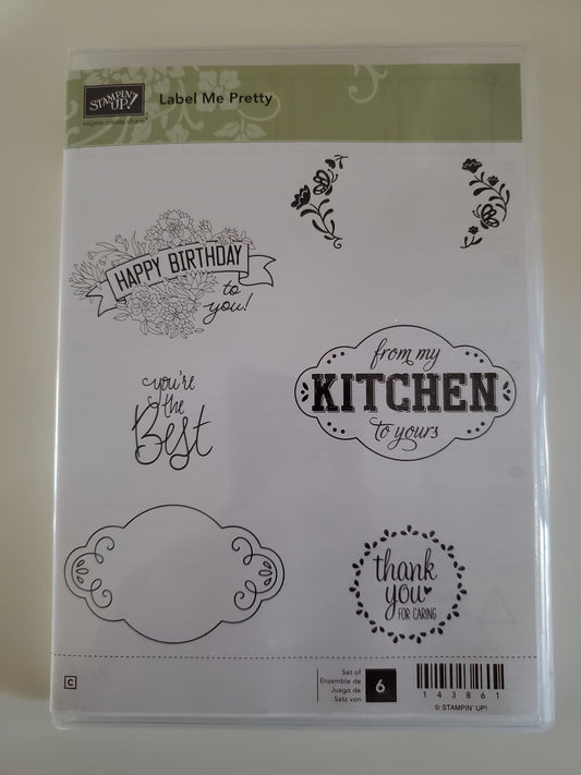 Stampin' UP! "Label Me Pretty" Stamp Set