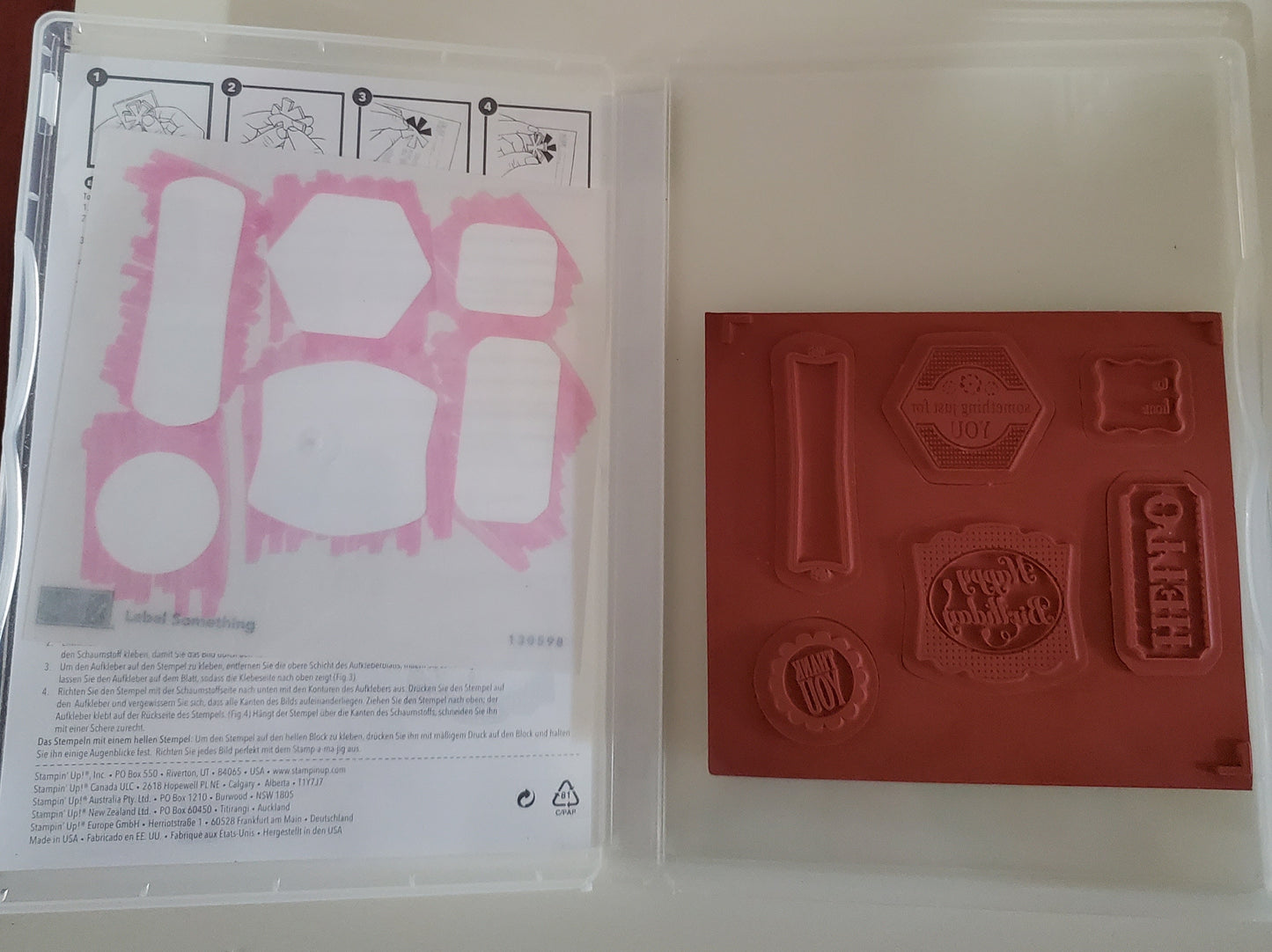 Stampin' UP! "Label Something" Stamp Set