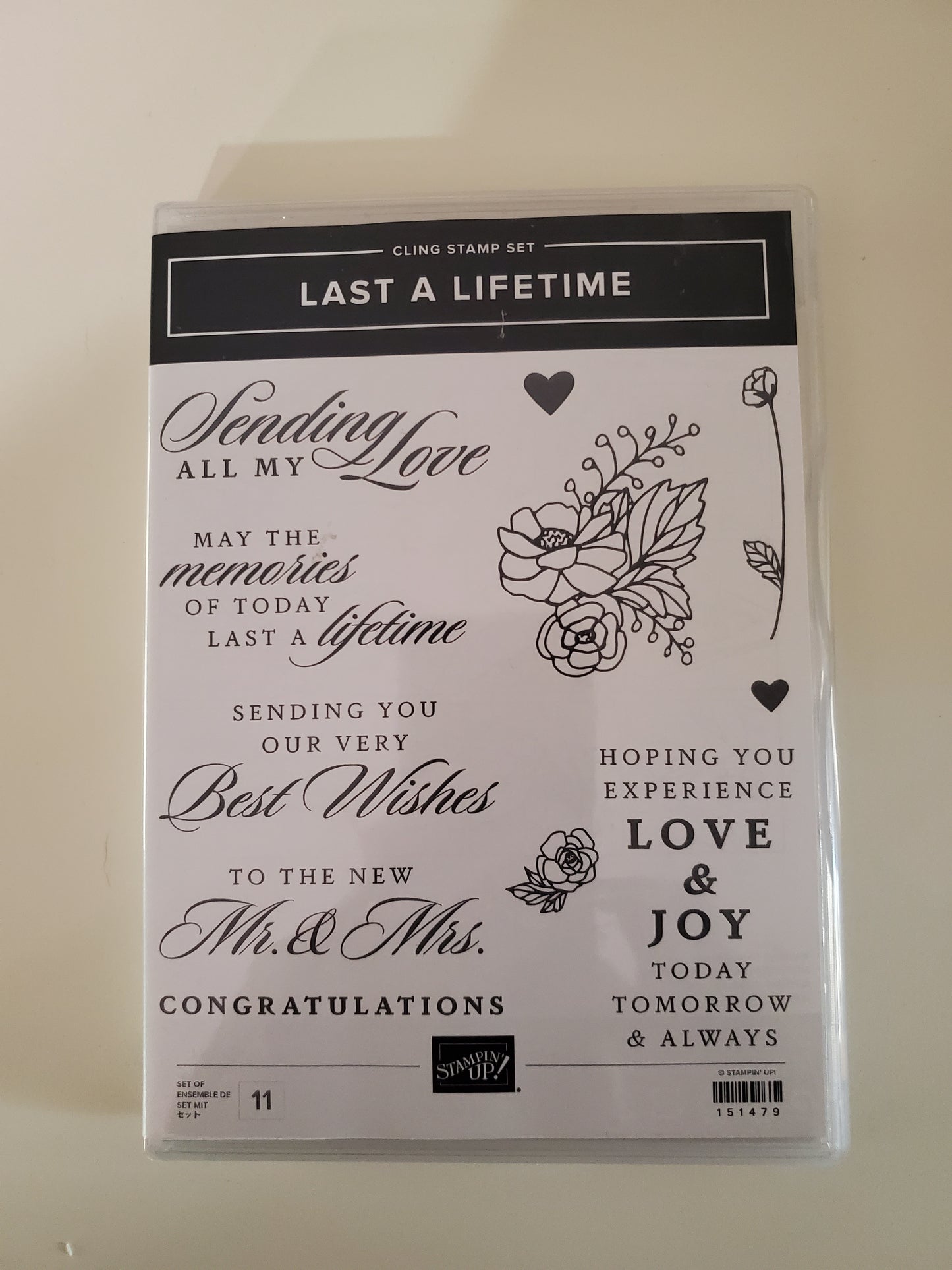 Stampin' UP! "Last A Lifetime" Stamp Set