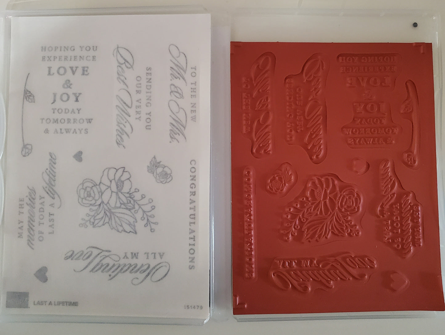 Stampin' UP! "Last A Lifetime" Stamp Set