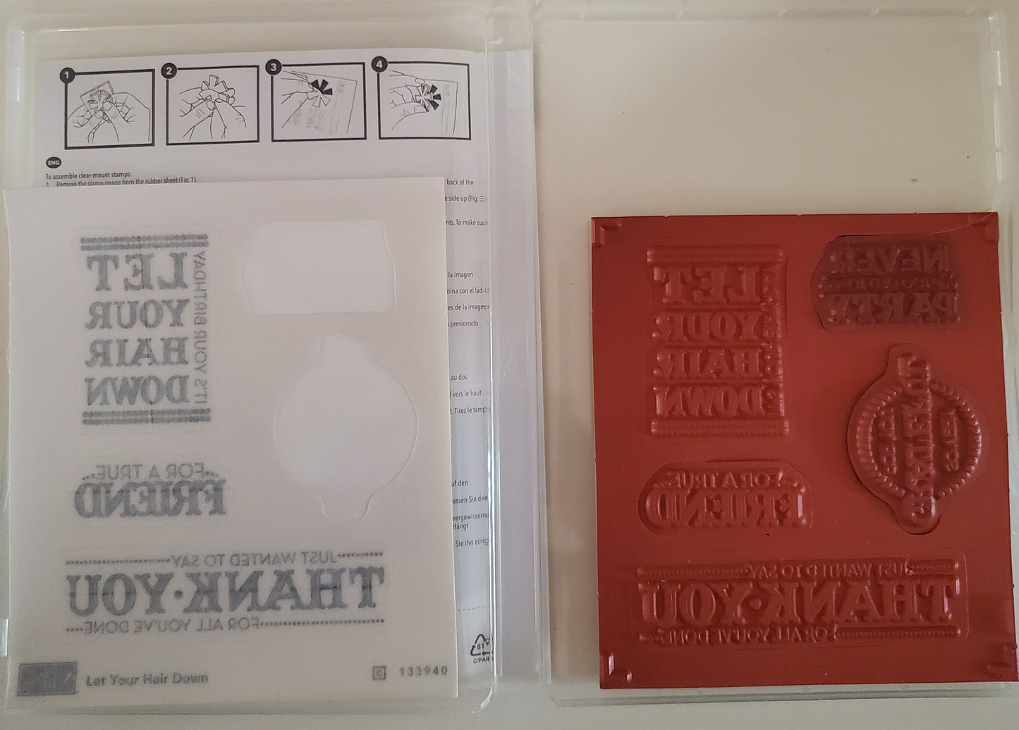 Stampin' UP! "Let Your Hair Down" Stamp Set