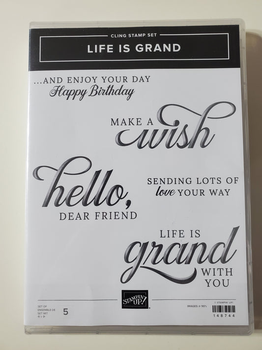 Stampin' UP! "Life Is Grand" Stamp Set