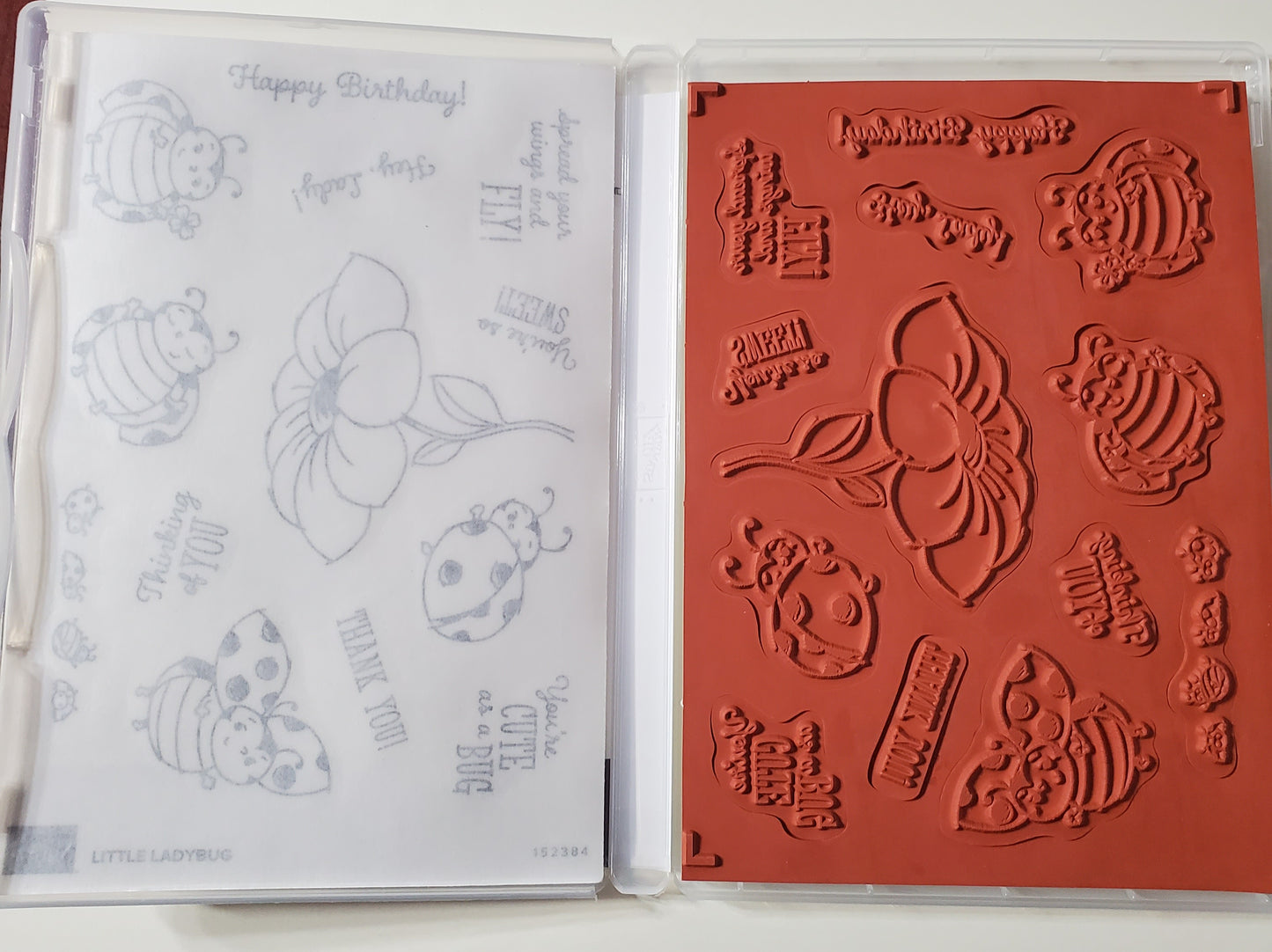 Stampin' UP! "Little Ladybug" Stamp Set with "Ladybug" Dies